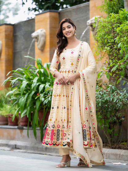 Premium Alia Cut Anarkali Suit with Dupatta – Luxury Party Wear