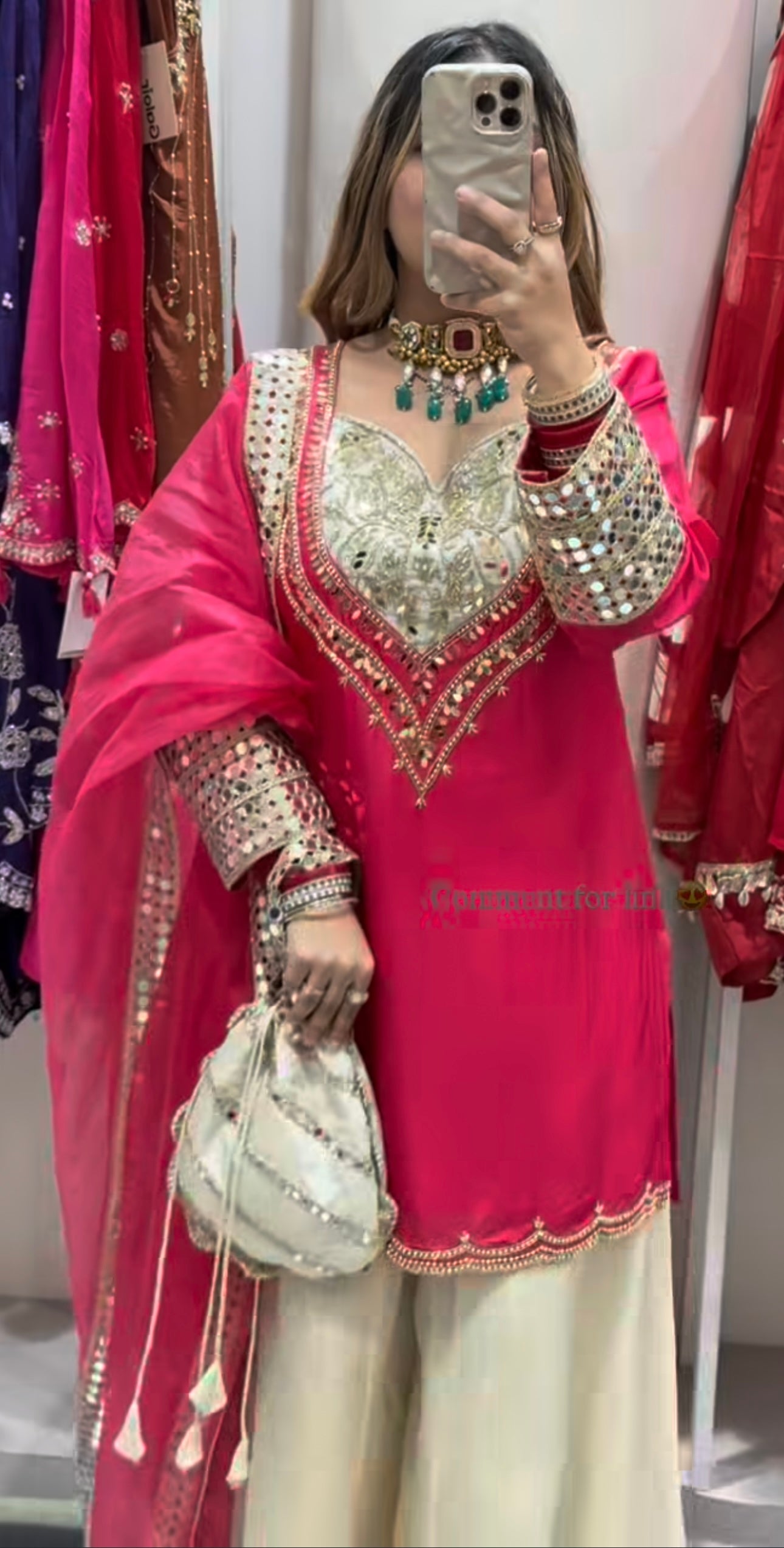 Bandagi Designer 3 Piece Plazzo Set