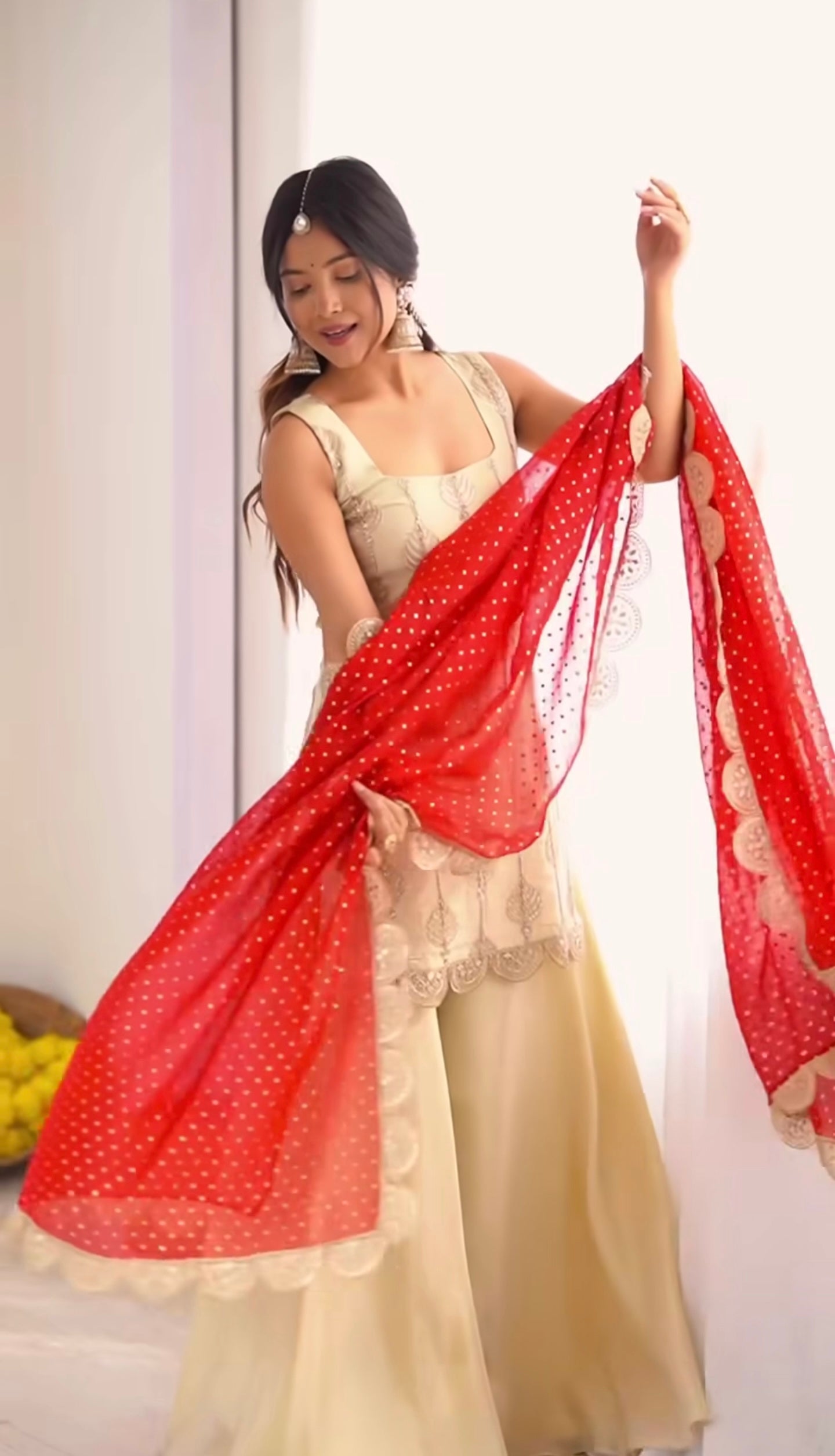 Designer Crepe Silk Embroidered Palazzo Suit Set with Digital Print Dupatta | Heavy Coding Sequence Work | Festive Wear for Women